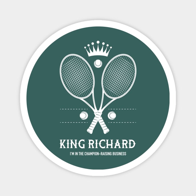 King Richard - Alternative Movie Poster Magnet by MoviePosterBoy